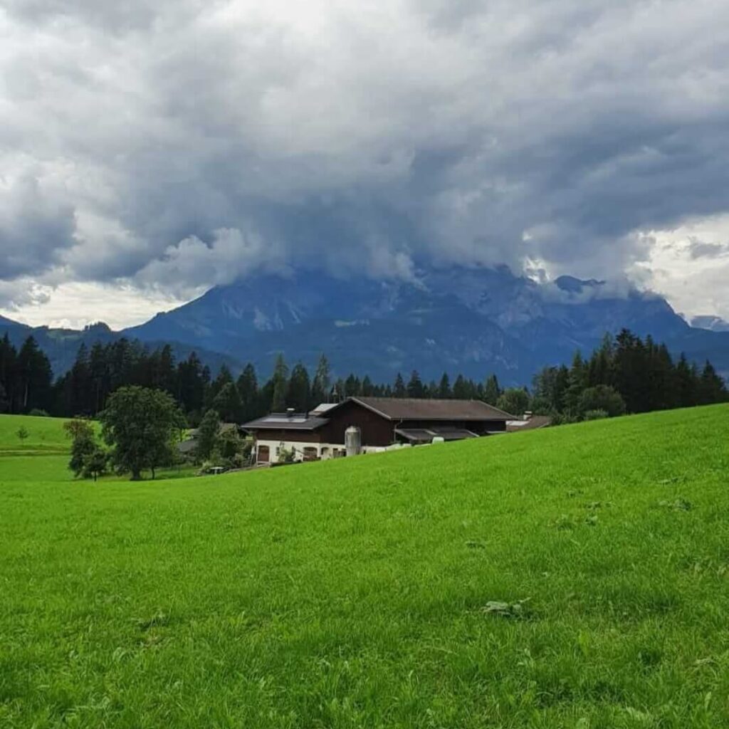 Berglandschaft in der Nähe von Salzburg